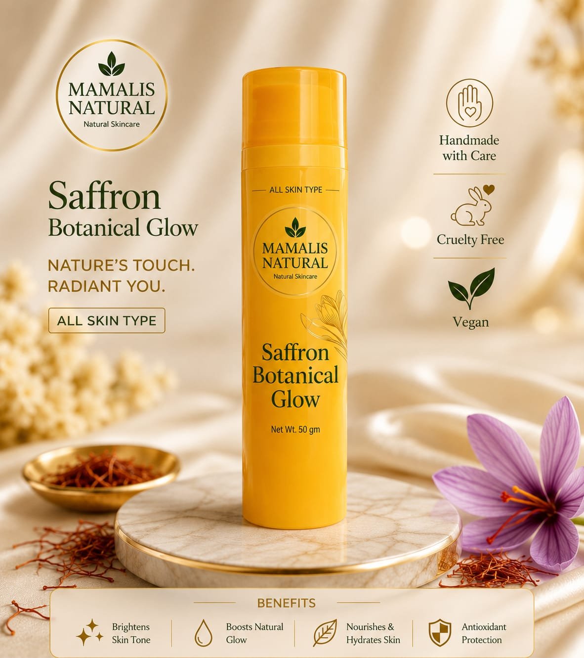 Saffron Botanical Glow